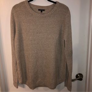 Stitch Fix Pink Clover Nickole Textured Pullover Beige